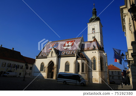 St. Mark's Church, Zagreb in croatia St. Mark's Church, Zagreb in croatia 75192380
