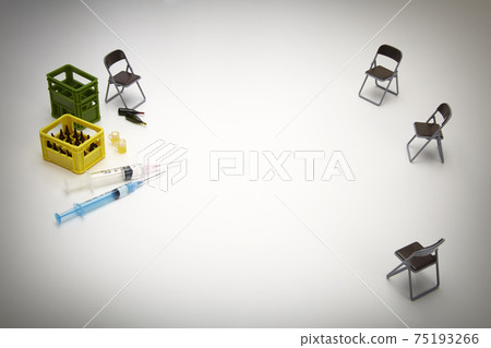 Rehabilitation facility White room Dialogue 75193266