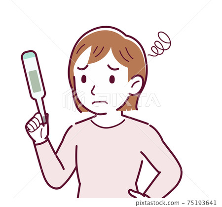 矢量 女人 女性 75193641