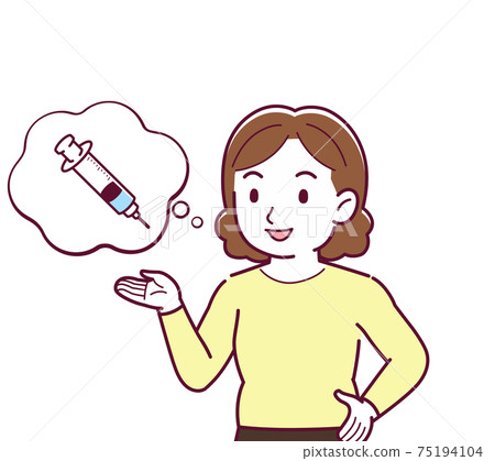 矢量 女人 女性 75194104