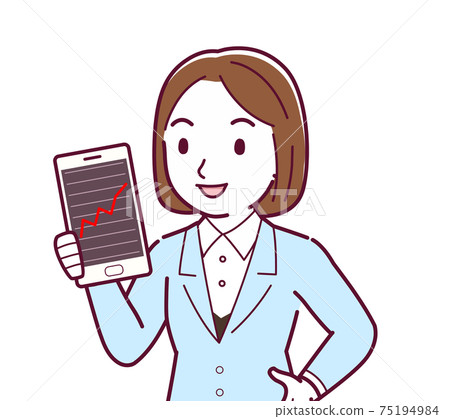 矢量 女人 女性 75194984