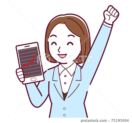 矢量 女人 女性 75195004