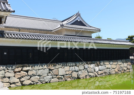 松本城，石牆，護城河，黑牆 75197188