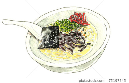 Tonkotsu ramen 75197545