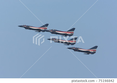 Chinese Air Force J-10 August 1st Diamond Formation Chinese Air Force J-10 August 1st Diamond Formation 75198842