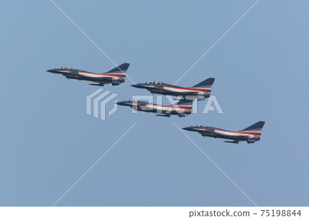 Chinese Air Force J-10 August 1st Diamond Formation 75198844