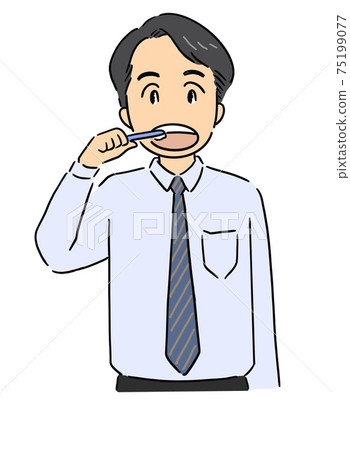 A tooth brush A tooth brush 75199077