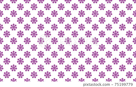 Japanese pattern material, clove pattern, - Stock Illustration