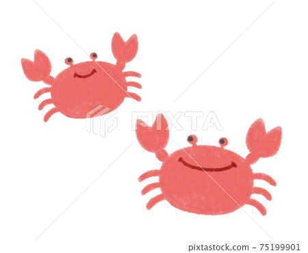 手工繪製的插圖的螃蟹 75199901