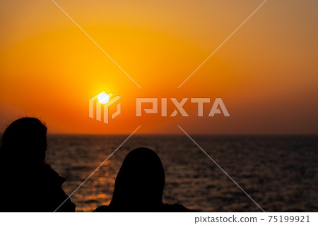 Pacific Ocean Tokyo Bay Island Nature Remote Island Izu Islands Landscape Resort Sightseeing Travel Onboard Tokai Kisen Men and Women Sun 75199921