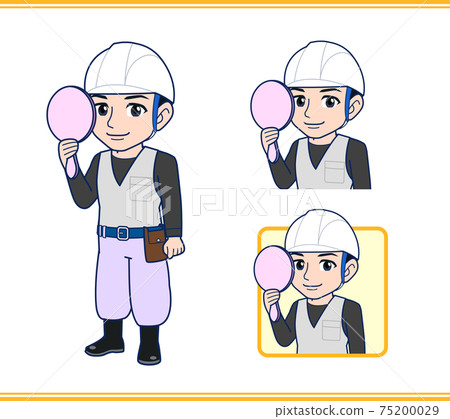 抹灰工作的叔叔 抹灰工作的叔叔 75200029