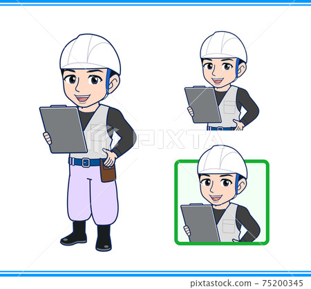 Man at the construction site 75200345