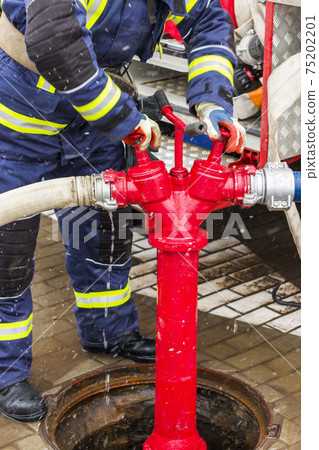 fire truck equipment and fireman 75202201