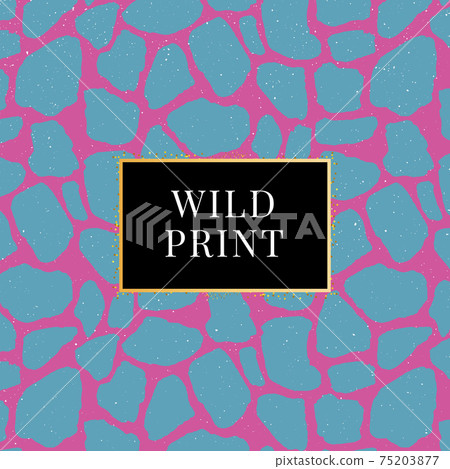 seamless dalmatian pattern, animal print wild fashion color 75203877