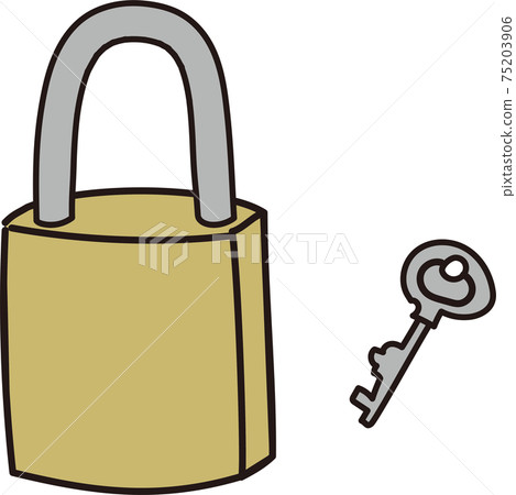 Padlock security image illustration Padlock security image illustration 75203906