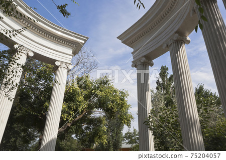 Colonnade in the garden named after Karaev in Evpatoria Colonnade in the garden named after Karaev in Evpatoria 75204057