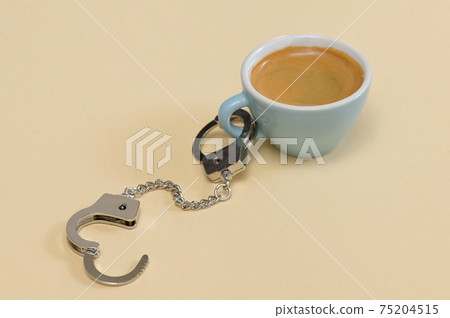 Getting Free Addiction Espresso Cup and Handcuffs 75204515