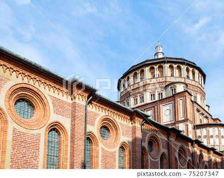 wall and dome of Church Santa Maria delle Grazie 75207347