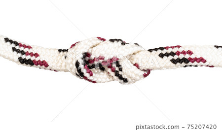figure-eight knot knot tied on synthetic rope 75207420