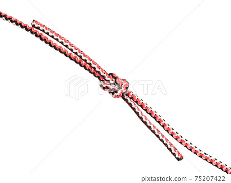 another side of Thief knot tied on synthetic rope another side of Thief knot tied on synthetic rope 75207422