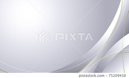 簡單的波浪和曲線BG C white_gold簡單的波浪和曲線背景 75209438