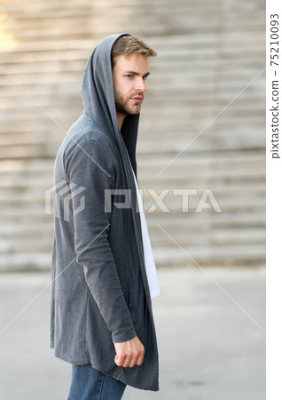 informal style clothing. Fashionable young model man. informal style clothing. Fashionable young model man. 75210093