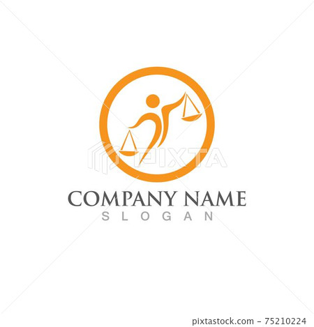 justice law Logo Template 75210224