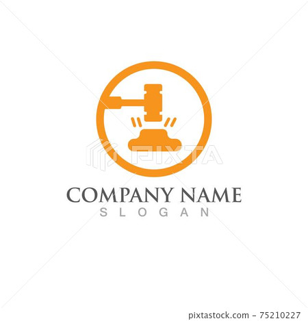 justice law Logo Template 75210227