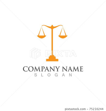 justice law Logo Template 75210244