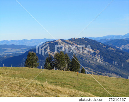 View from mount Rigi, Switzerland, towards the famous former landslide of Goldau View from mount Rigi, Switzerland, towards the famous former landslide of Goldau 75210267