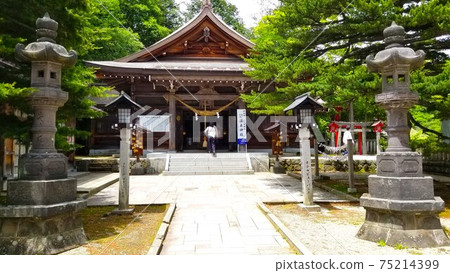 Nasu Onsen Shrine / Haiden in Tochigi Prefecture Nasu Onsen Shrine / Haiden in Tochigi Prefecture 75214399