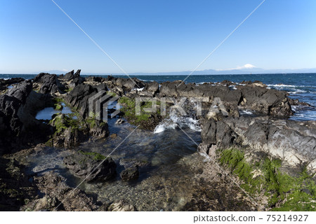 來自Arasaki Coast的富士山 來自Arasaki Coast的富士山 75214927