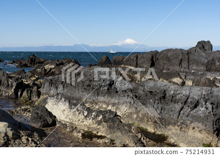 Mt. Fuji from Arasaki Coast 75214931