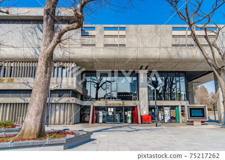 東京城市景觀上野公園東京文化會館 75217262