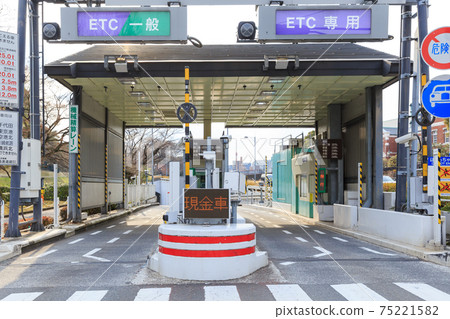 Image of highway_ETC entrance Image of highway_ETC entrance 75221582