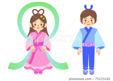 Orihime和Hikoboshi [Tanabata]的插圖 75223282