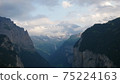Swiss summer mountain landscape 75224163