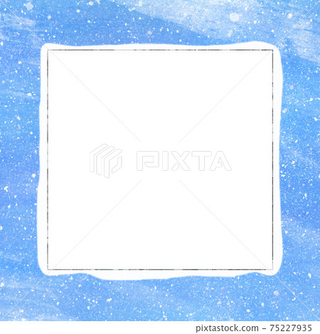用方形筆刷觸摸繪製的水下背景框架 用方形筆刷觸摸繪製的水下背景框架 75227935