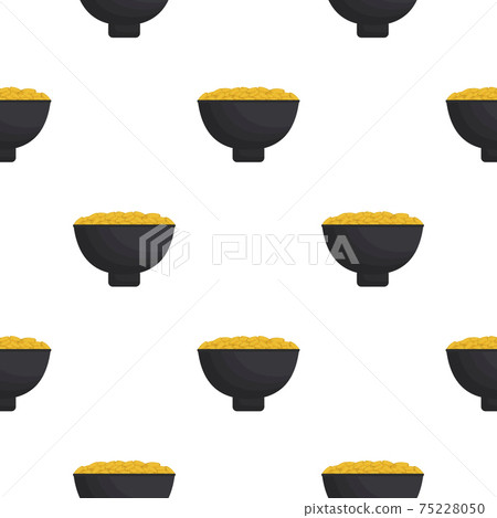 Illustration on theme Irish holiday St Patrick day, seamless pot of coins Illustration on theme Irish holiday St Patrick day, seamless pot of coins 75228050