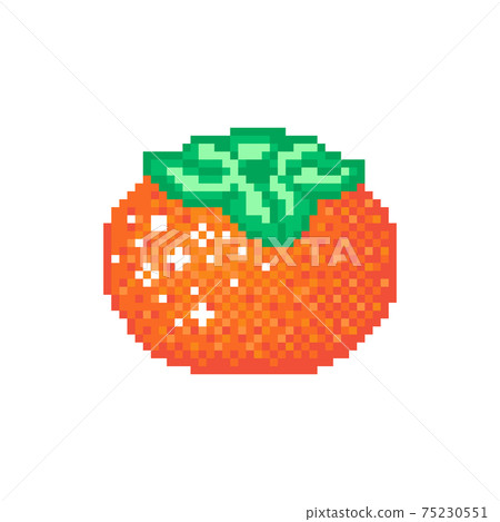 Pixel Art Vegetables Icon 32x32 Pixels Stock Illustration