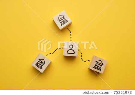 Client concept and choice of a bank to receive services 75231978