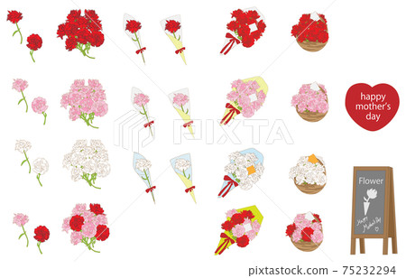 母親節康乃馨材料套裝 75232294