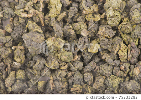 oolong green tea background. green tea background 75233282