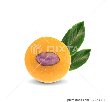 sweet Marian plum thai fruit isolated on white background 75233318