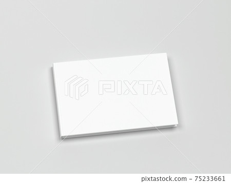 Blank book cover mockup 75233661