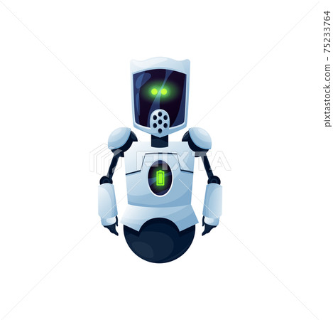 Android robot kids toy futuristic helper isolated 75233764