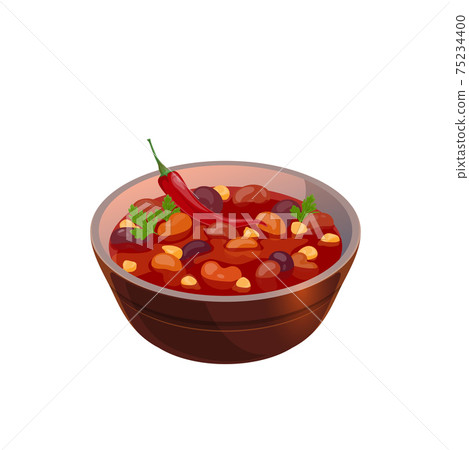 Vegetable soup with beans and tomato sauce 75234400