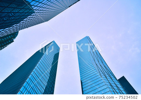 High-rise buildings in the center of downtown Seoul High-rise buildings in the center of downtown Seoul 75234502