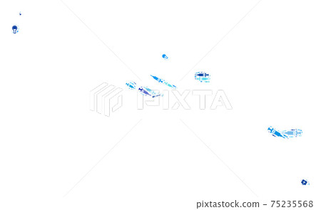 Healthcare Inoculation Mosaic Azores Islands Map and Rubber Doctor Seal 75235568