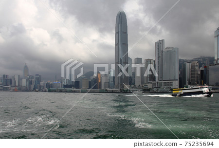 Cloudy morning in Hong Kong Cloudy morning in Hong Kong 75235694